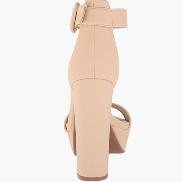 DREAM PAIRS Women's Hi-Lo High Heel Platform Pump Sandals 6.5 - Picture 3 of 7